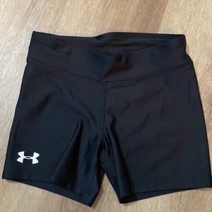 Under Armour girls spandex shorts